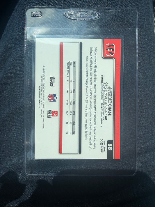 2025 Topps Chrome Ja’marr Chase Tie Dye /2