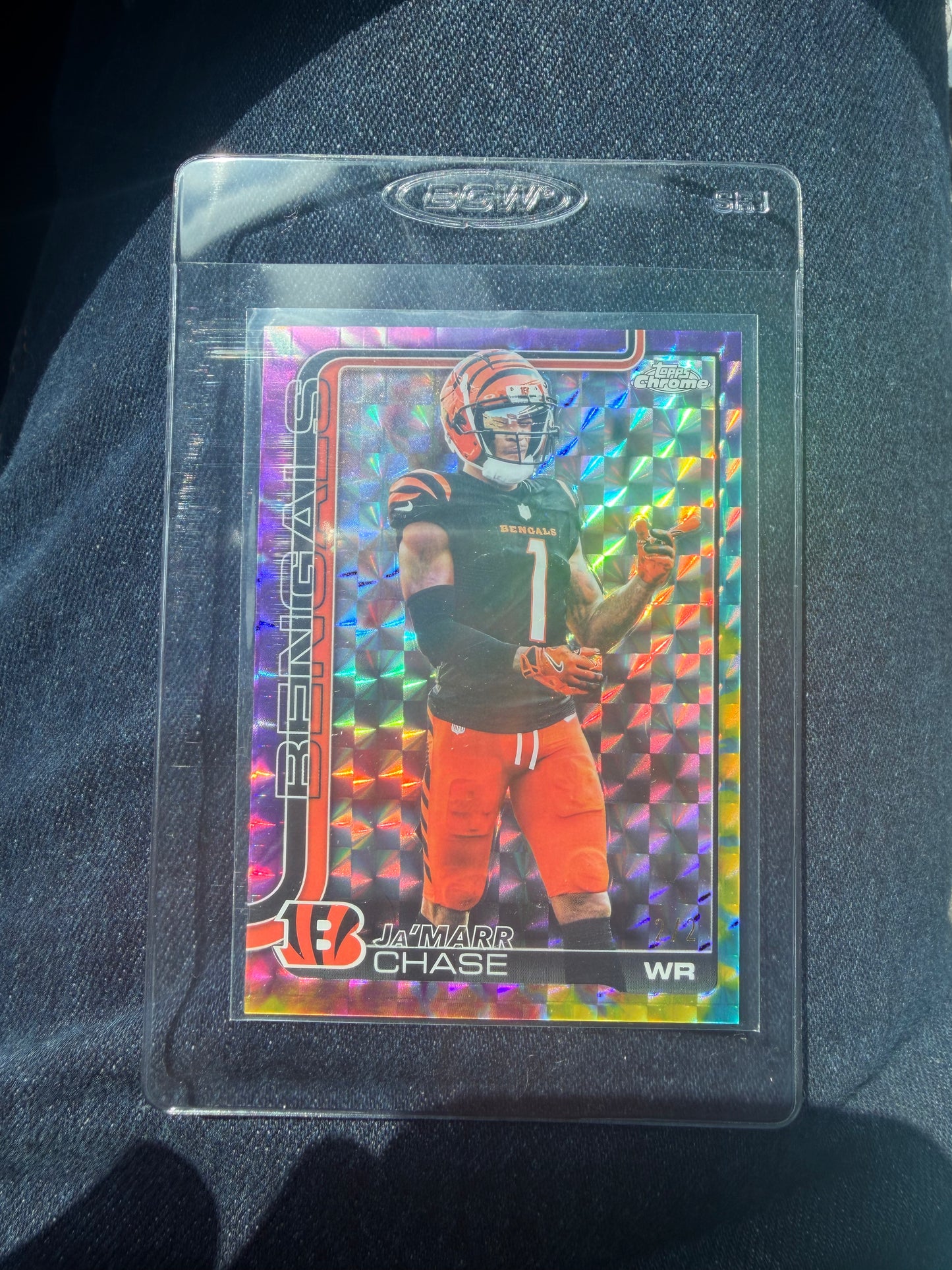 2025 Topps Chrome Ja’marr Chase Tie Dye /2